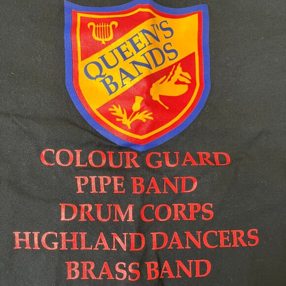 NEW QUEEN's UNIVERSITY BAND bands Black Tricolor TSHIRT Unisex XL - Picture 6 of 6
